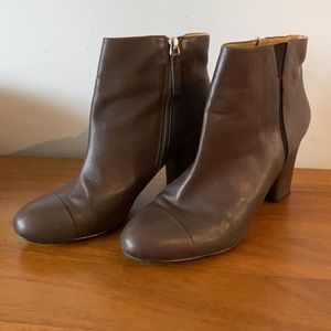 Brown Nine West Ankle Boots